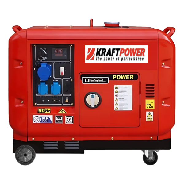 Groupe électrogène Diesel Supersilencieux Monophasé 9,5 kVA