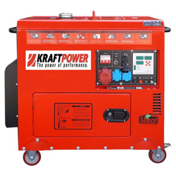 Groupe électrogène Diesel Supersilencieux Triphasé 12 kVA