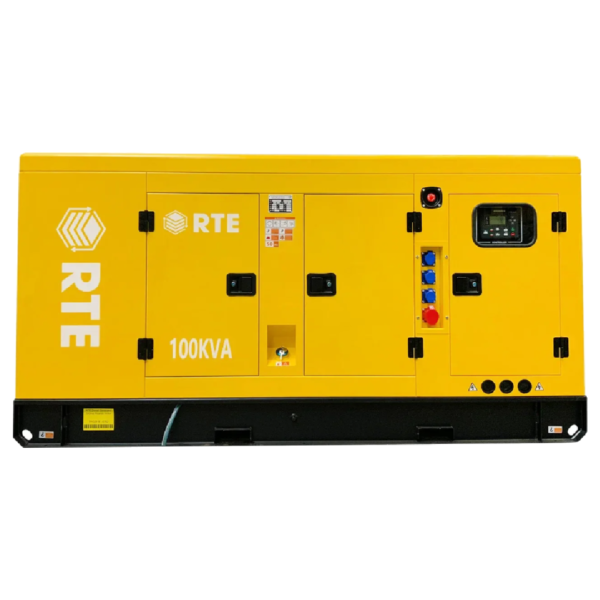 Groupe électrogène Diesel Silencieux Triphasé 100 KVA avec ATS intégré - RTE