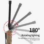 Lampe de travail LED pliable et Rechargeable, 7 modes – Image 4