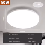 Plafonnier LED moderne rond pour salon, chambre et cuisine – Image 27