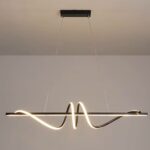 Suspension LED moderne minimaliste pour salle à manger et intérieur