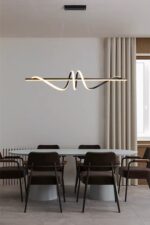 Suspension LED moderne minimaliste pour salle à manger et intérieur – Image 4