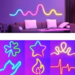 Bande LED néon TUYA RGBIC Dreamcolor avec synchronisation musicale – Image 2